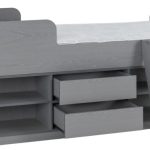 Low Sleeper Bed in GREY