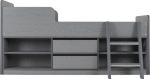 Low Sleeper Bed in GREY - Image 2