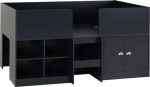 Low Sleeper Bed - Dark Grey