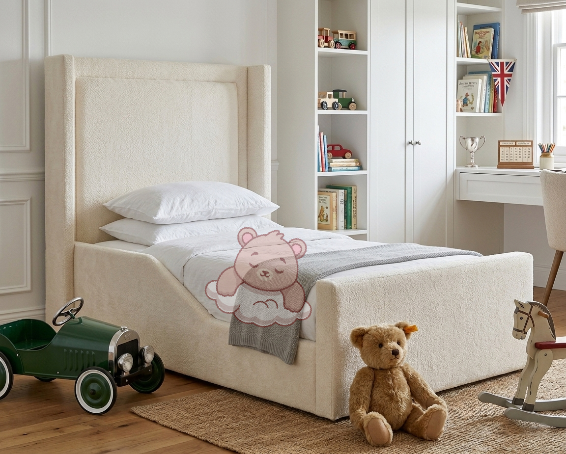 Camelot-1.jpg Camelot Wing Kids Bed Frame With Safety Rails - Image 1