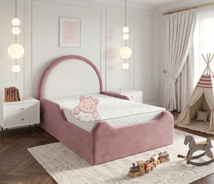 Kensington Kids Bed Frame With Ottoman Storage & Mattress Options