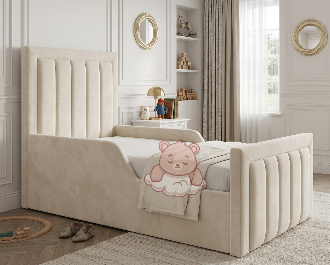 canterbury-.jpg Eden Kids Bed Frame With Safety Side Rails - Image 1
