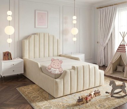 Elsa Kids Bed Frame With Ottoman Storage & Mattress Options