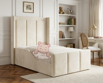 Waldorf Wing Kids Bed Frame With Safety Side Rails