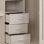 Jupiter High Sleeper Bed With Study Desk and Storage- White/Grey - Image 3